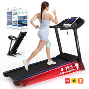 Smart Folding Treadmill with Auto-Incline: Treadmill JK8801F